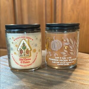 Pick 2 - NWOT Holiday Scented Candles 7oz. Bath & Body or White Barn Variety